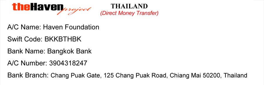 Thailand Donation